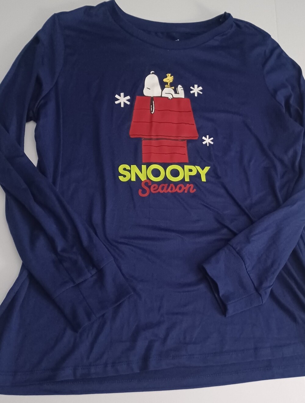Peanuts Snoopy Season Pj Top Sz M $10/4.99 Shipping